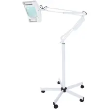 Magnifying Cosmetic Lamp MS-2049 with Pedestal and Neon Lighting
